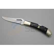 7" Copper and Ox Bone Handle Cutting Knife (SE-481)